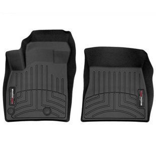 3D килимки для Mitsubishi Outlander 2022- чорні передні WeatherTech 4416831 415093 фото