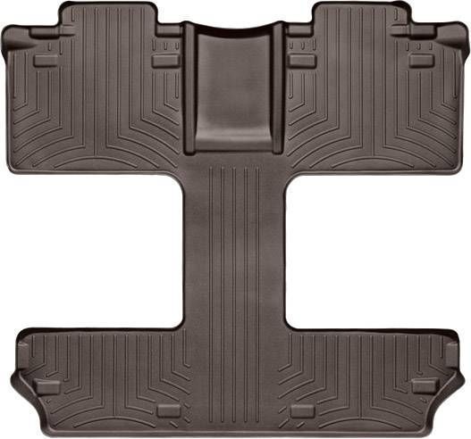 3D килимки для Toyota Sienna 2011- 7 місць какао 2+3 ряд WeatherTech 473004 193397 фото