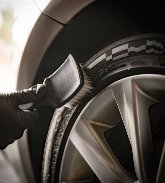 Щетка для чистки резины - ProUser Tire Scrub Brush белая 402758 402758 фото