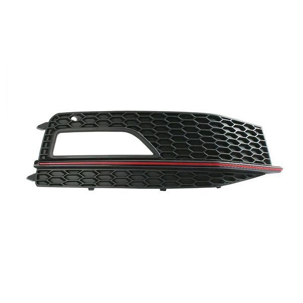 Решітки переднього бампера на Audi A4 B8 2011-2015 S-Line Black Red 522848 фото