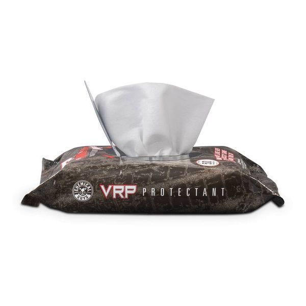 Салфетки Chemical Guys VRP Protectant Car Wipes for Vinyl, Rubber, and Plastic 50 Wipes 408577 фото