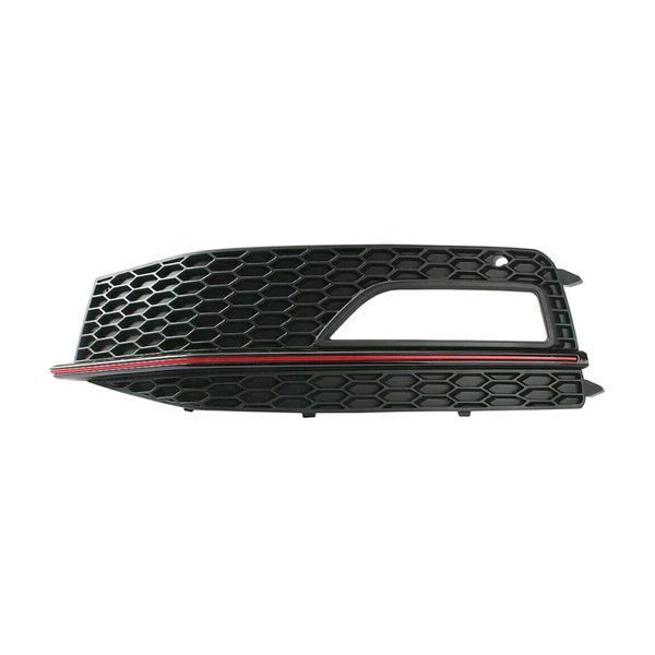 Решітки переднього бампера на Audi A4 B8 2011-2015 S-Line Black Red 522848 фото