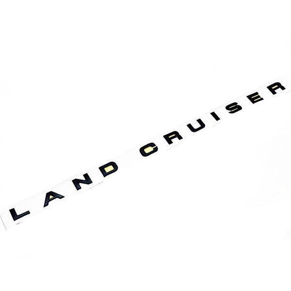 Автологотип напис Land Cruiser для LC300 Чорний матовий GR Sport 700x25мм 523124 фото