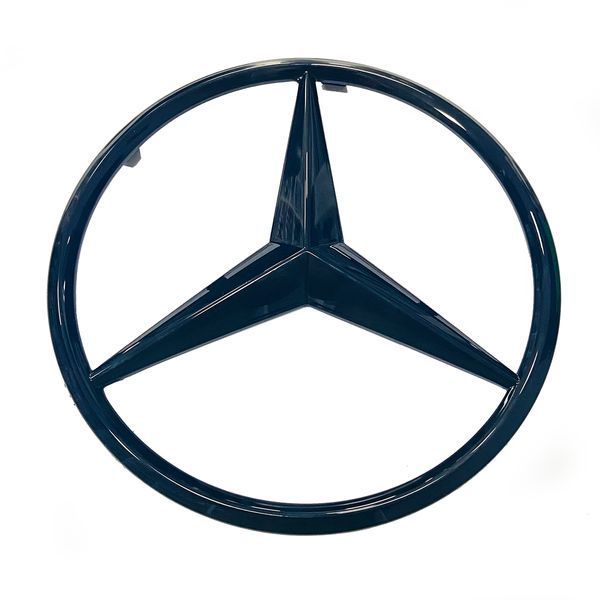 Эмблема в решетку радиатора Mercedes GLC-class X253 2015-2019 A0008880160 Черный лянец 521485 фото