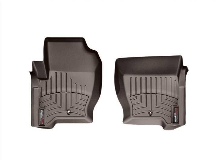 3D килимки для Land Rover Range Rover Sport 2008-2013, Discovery 2004-2016 какао передні WeatherTech 473621 141687 фото