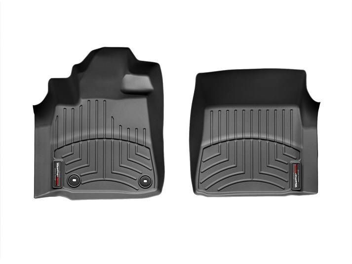 3D килимки для Toyota Sequoia, Tundra 2013- чорні передні WeatherTech 444081 46926 фото