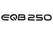 Автологотип емблема напис Mercedes EQB250 чорний глянець 430916 фото 1