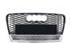Решетка радиатора на Audi A7 2010-2014 в стиле RS7 Chrome Black quattro 429940 фото 1