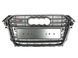 Решетка радиатора на Audi A4 B8 2011-2015 в стиле S4 Silver Chrome 427376 фото 3