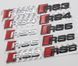 Автологотип шильдик эмблема надпись Audi RS8 red chrome Emblems 170796 241284 фото 2