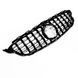 Решітка радіатора на Mercedes C-class W205 2018- стиль GT Black під камеру 522632 фото 3