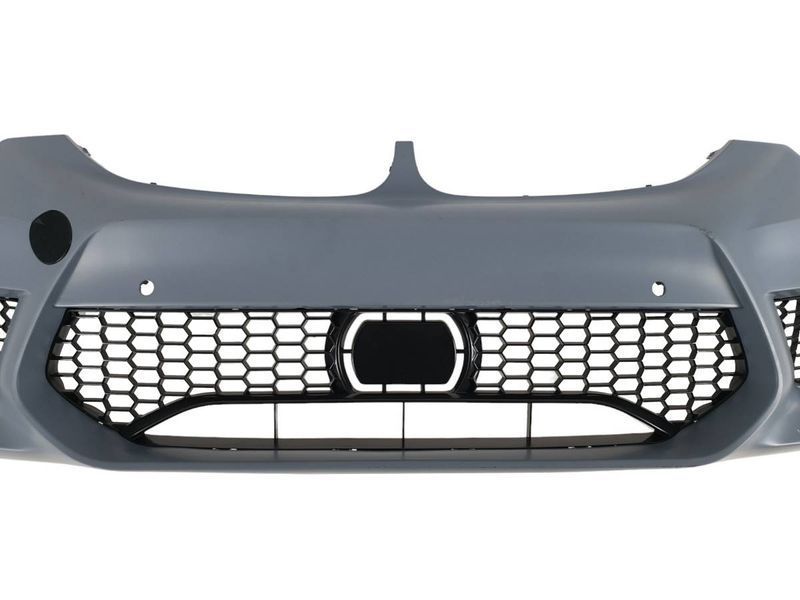 Передній бампер на BMW 5 G30, G31 2017-2020 стиль M5 F90 під дистронік 429851 фото