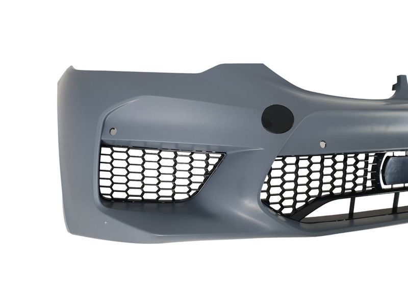 Передній бампер на BMW 5 G30, G31 2017-2020 стиль M5 F90 під дистронік 429851 фото