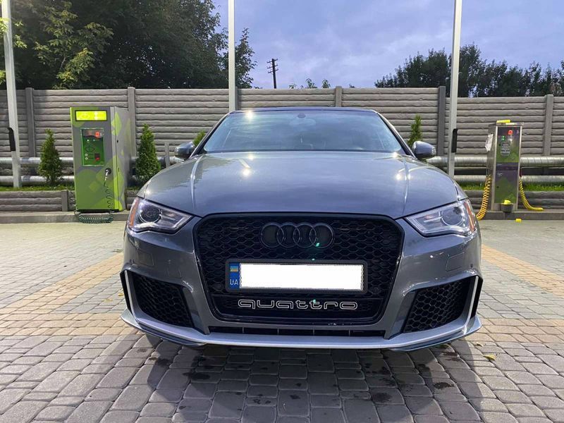 Передний бампер на Audi A3 2013-2016 в стиле RS 240577 фото Передний бампер на Audi A3 2013-2016 в стиле RS 240577 фото
