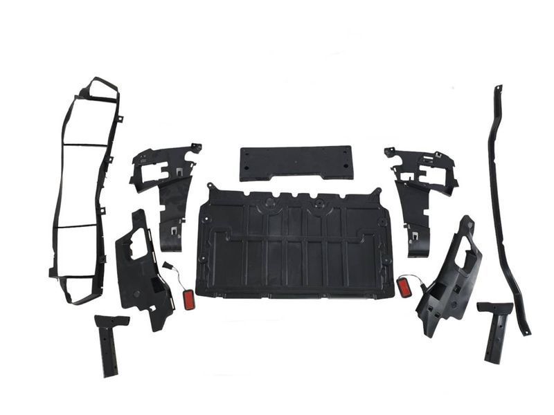 Передній бампер на BMW 5 G30, G31 2017-2020 стиль M5 F90 під дистронік 429851 фото