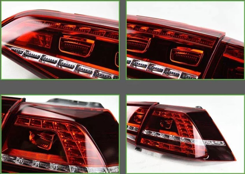 Задние фонари на Volkswagen Golf 7 2013-2017 LED 430485 фото