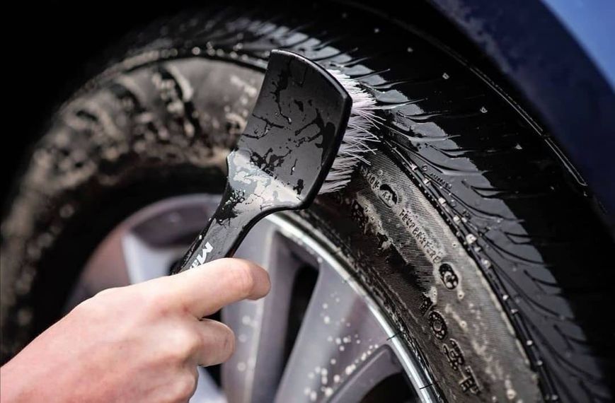 Щетка для чистки резины - ProUser Tire Scrub Brush белая 402758 402758 фото