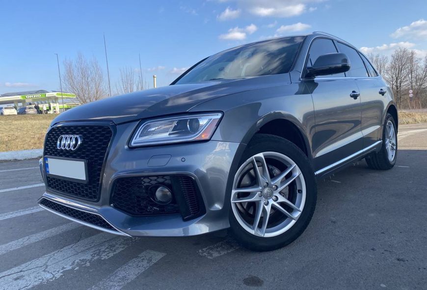 Передній бампер на Audi Q5 2012-2016 стиль RSQ5 V3 431025 фото