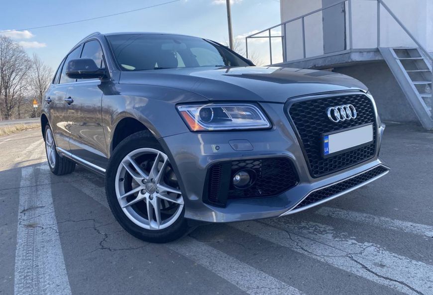 Передній бампер на Audi Q5 2012-2016 стиль RSQ5 V3 431025 фото