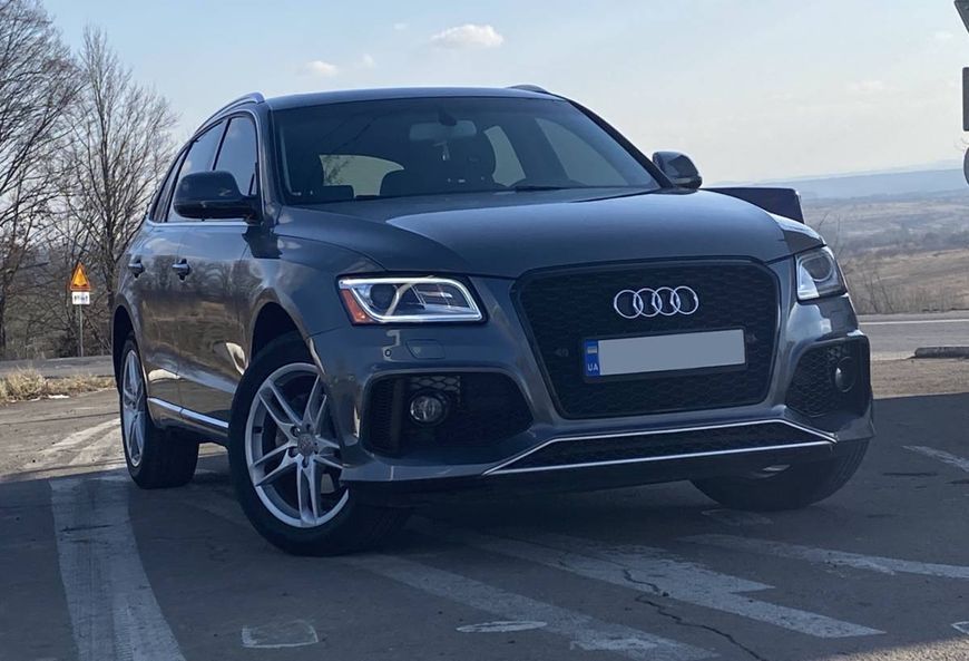 Передній бампер на Audi Q5 2012-2016 стиль RSQ5 V3 431025 фото