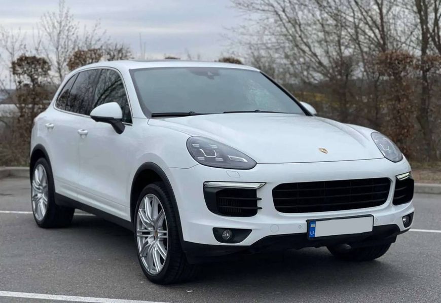 Передний бампер на Porsche Cayenne 2014-2017 в стиле Cayenne S 429838 фото