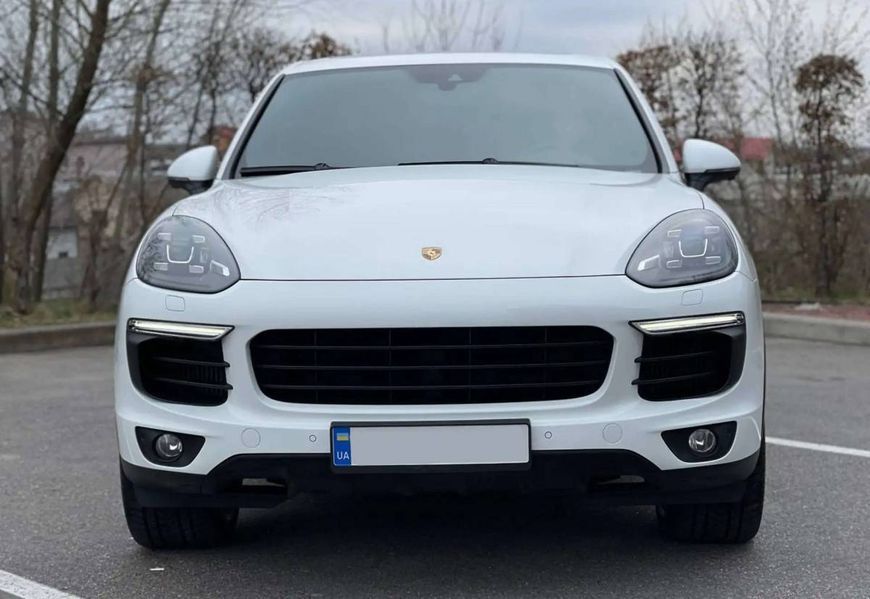 Передний бампер на Porsche Cayenne 2014-2017 в стиле Cayenne S 429838 фото