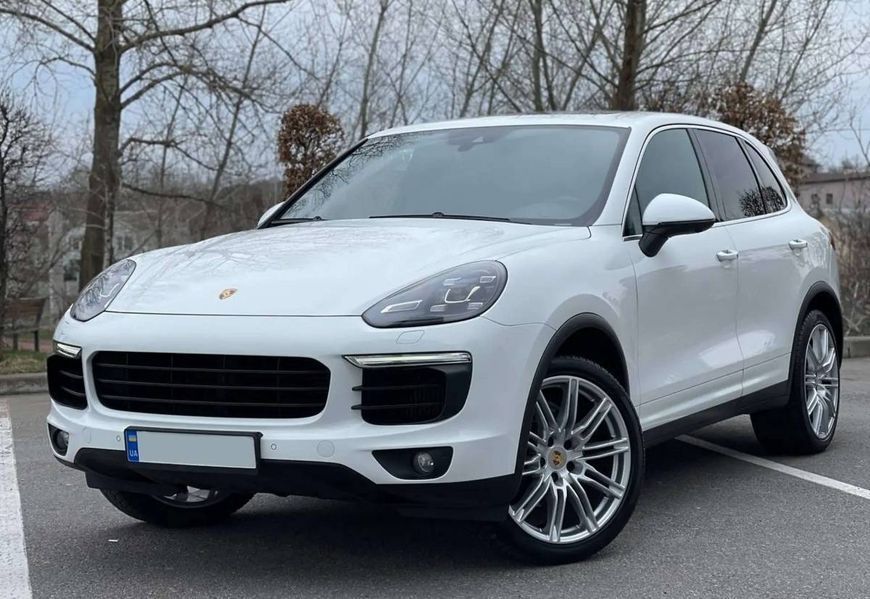 Передний бампер на Porsche Cayenne 2014-2017 в стиле Cayenne S 429838 фото