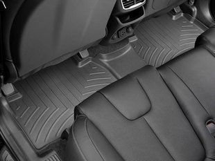 3D килимки для Hyundai Santa Fe 2018- чорні задні WeatherTech 4414852 141314 фото