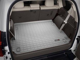 Килимок у багажник для Toyota Land Cruiser Prado 150, Lexus GX460 2009- 3х зон. клімат сірий WeatherTech 42457 142031 фото