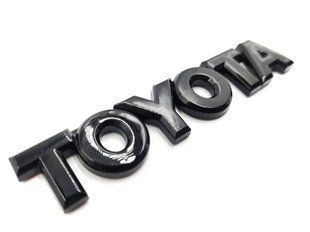 Автологотип емблема напис Toyota Black глянець 426090 фото