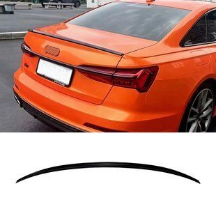 Спойлер на Audi A6 C8 2018- чорний глянець V3 425793 фото
