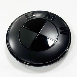 Автологотип шильдик эмблема BMW 3 G20, G21, G28 2018-2023 чорна передня 423958 фото