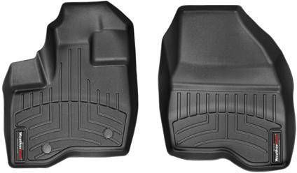 3D коврики для Ford Explorer 2011-2014 черные передние WeatherTech 443591 215730 фото