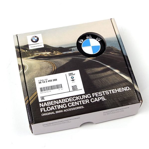 Комплект фиксированных колпачков на титановые диски BMW 68мм для F серии 424016 фото Комплект фиксированных колпачков на титановые диски BMW 68мм для F серии 424016 фото