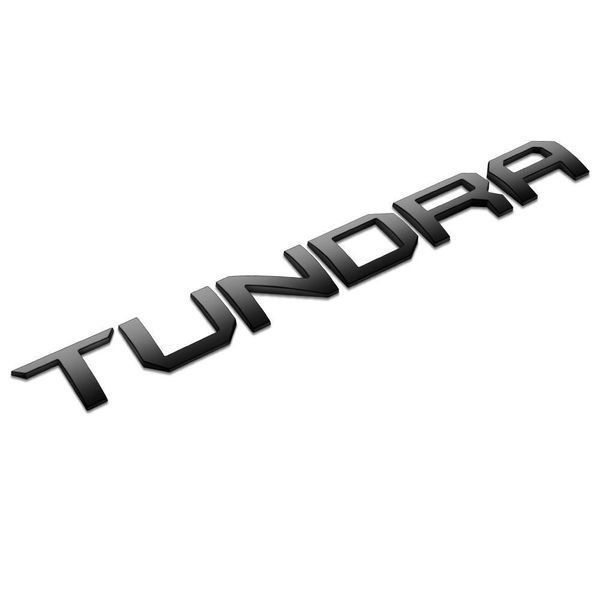 Автологотип шильдик эмблема надпись Toyota Tundra Black черный глянец на крышку багажника 418206 фото