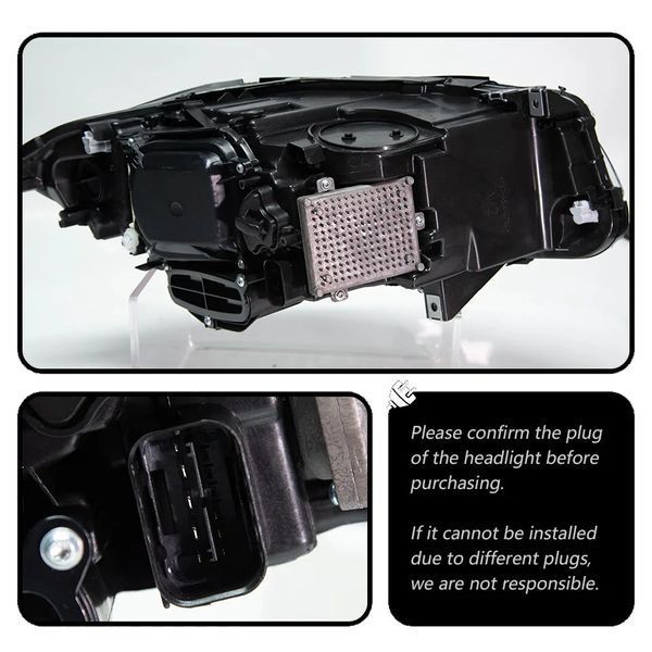 Передние фары на BMW 5 Series F10 2013-2017 FULL LED вместо оригинальных ксеноновых неадаптивных фар SY 430401 фото