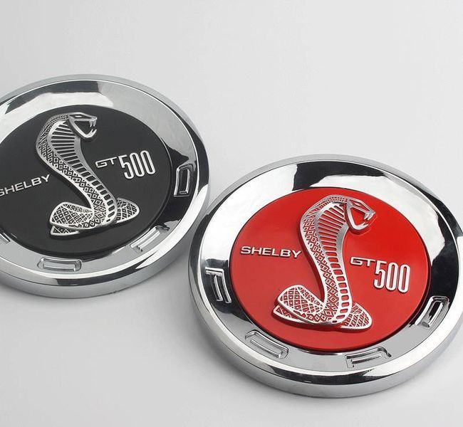 Автологотип шильдик эмблема Ford Mustang Shelby GT500 Red Emblems 163811 212134 фото