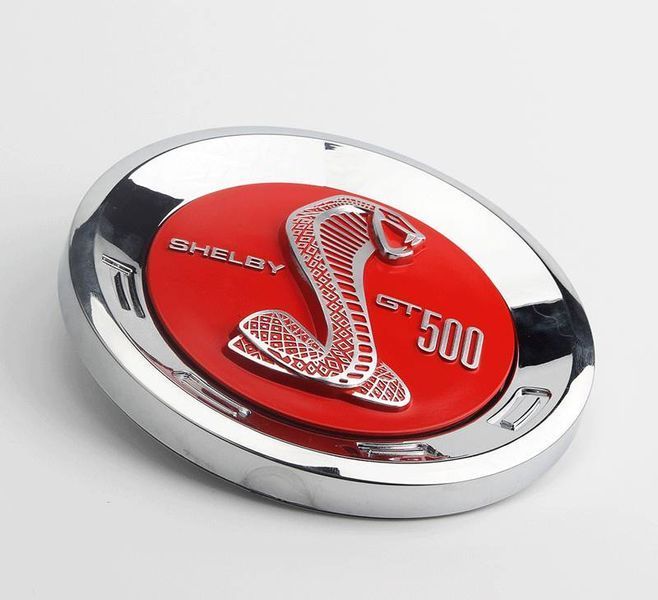 Автологотип шильдик эмблема Ford Mustang Shelby GT500 Red Emblems 163811 212134 фото
