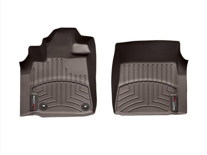 3D килимки для Toyota Sequoia, Tundra 2013- какао передні WeatherTech 474081 46924 фото