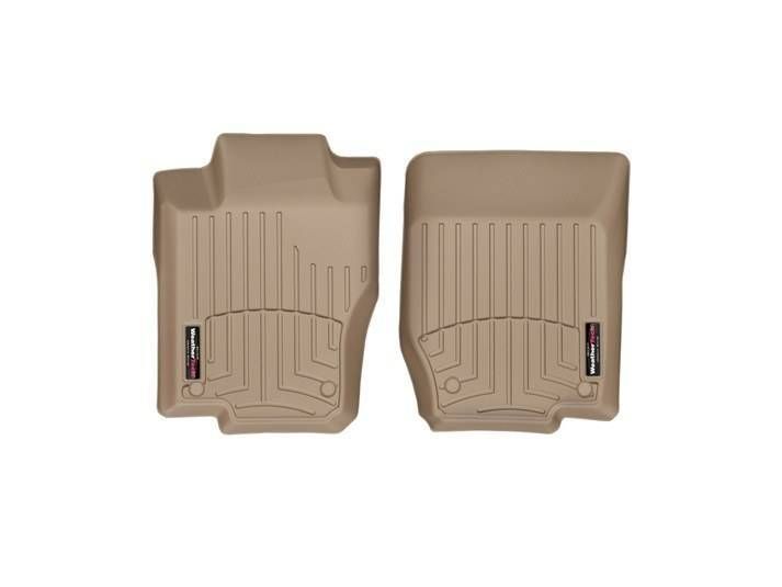 3D килимки для Mercedes GL-class X164, M-class W164 2006-2012 бежеві передні WeatherTech 450161 46604 фото