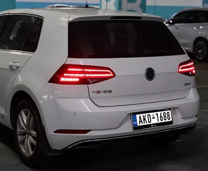 Задние фонари на Volkswagen Golf 7 2013-2017 LED стиль 7.5 красные RSU 430486 фото