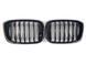 Решетка радиатора на BMW X3 G01 2018-2022 Black 429905 фото 3