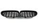 Решітка радіатора на BMW 5 E60, E61 2003-2010 M-Look Black Matt 429071 фото 2