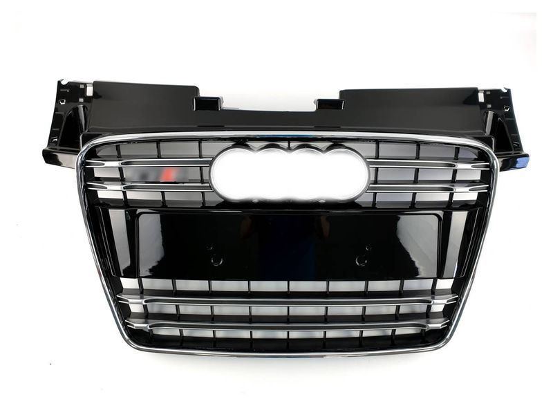 Решетка радиатора на Audi TT 2010-2014 в стиле SQ7 Chrome Black 427427 фото Решетка радиатора на Audi TT 2010-2014 в стиле SQ7 Chrome Black 427427 фото