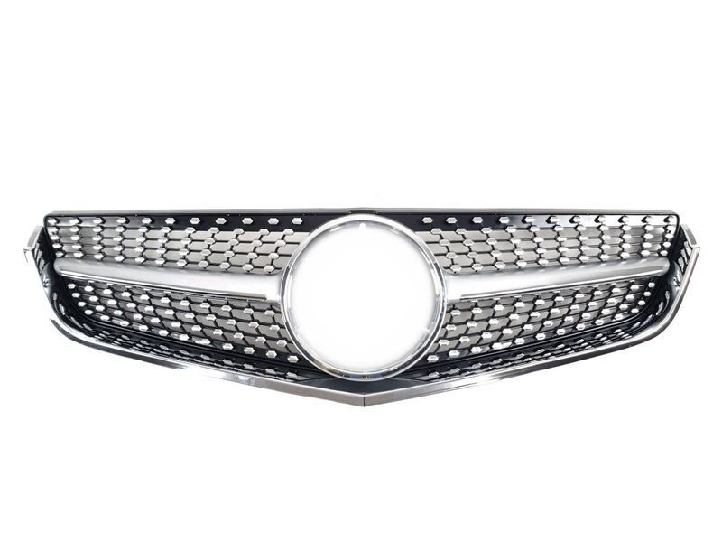 Решітка радіатора на Mercedes E-class C207 Coupe 2009-2013 Diamond Silver 427580 фото