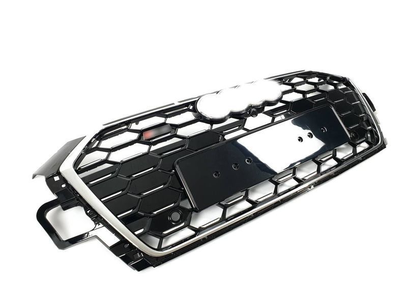 Решетка радиатора на Audi A5 2020- в стиле S5 Chrome Black Gloss 427378 фото Решетка радиатора на Audi A5 2020- в стиле S5 Chrome Black Gloss 427378 фото