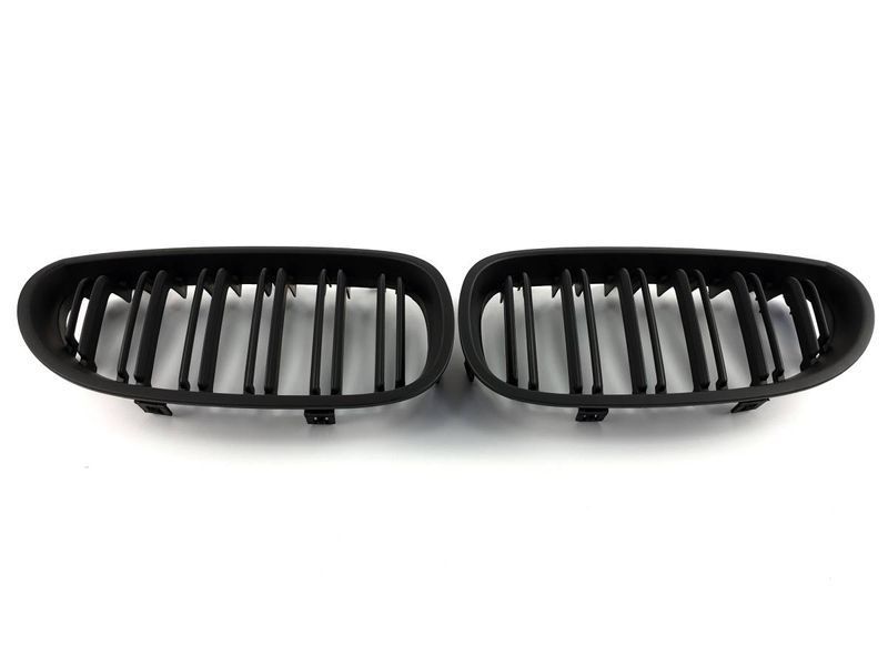 Решітка радіатора на BMW 5 E60, E61 2003-2010 M-Look Black Matt 429071 фото