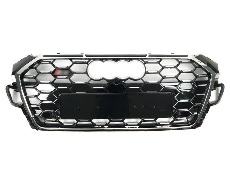 Решетка радиатора на Audi A5 2020- в стиле S5 Chrome Black Gloss 427378 фото Решетка радиатора на Audi A5 2020- в стиле S5 Chrome Black Gloss 427378 фото