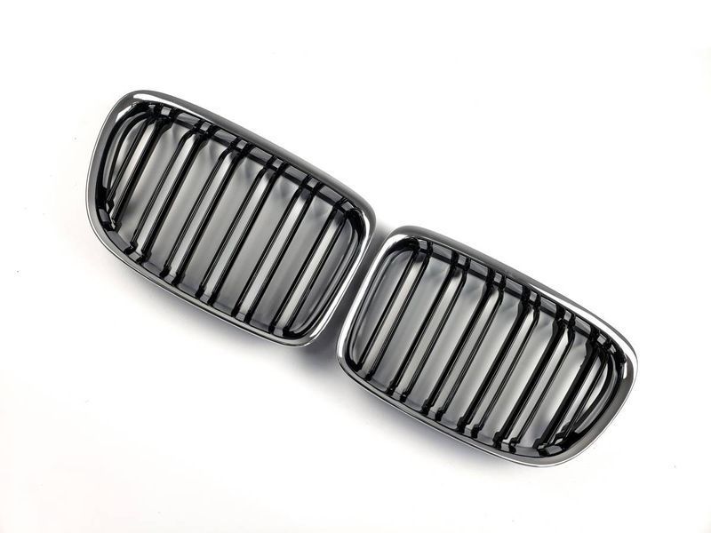 Решітка радіатора на BMW X1 E84 2009-2015 M-Look Black 429096 фото