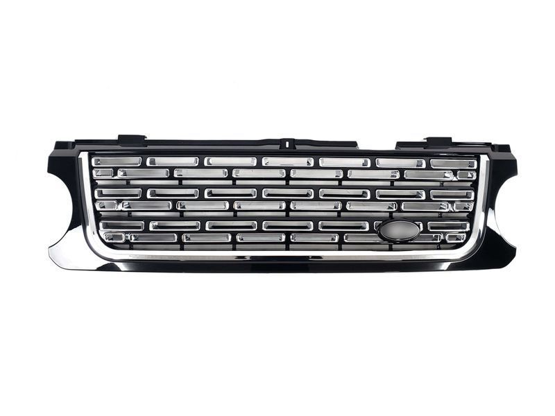 Решетка радиатора на Land Rover Range Rover 2005-2010 + жабры Chrome Black 427483 фото